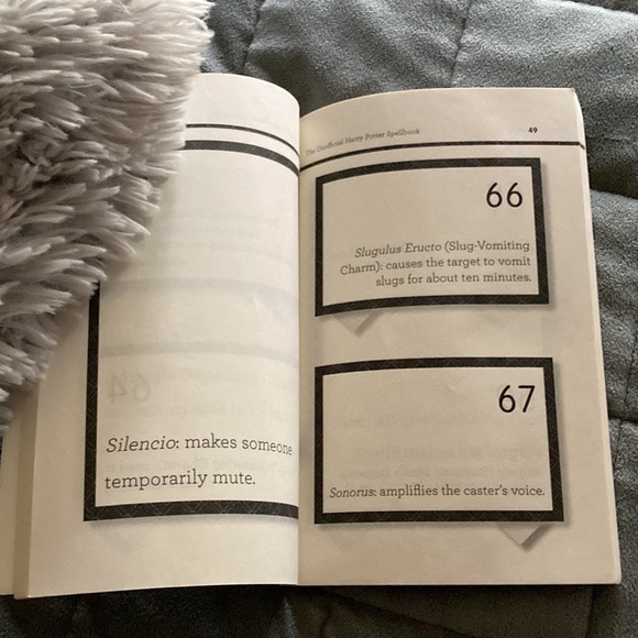 A Harry Potter book full of Charms Jinx’s and more. The book has 140 spells. - Picture 3 of 4